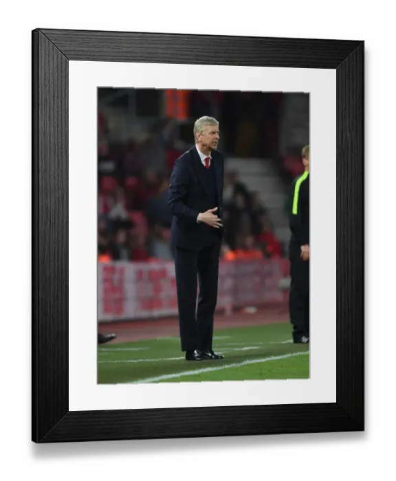 Framed Print : Arsene Wenger's Final Showdown at Southampton: May 2017 Premier League Clash