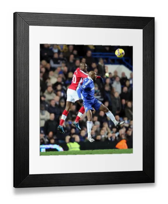 Framed Print : William Gallas (Arsenal) Nicolas Anelka (Chelsea) Framed Print : William Gallas (Arsenal) Nicolas Anelka (Chelsea)