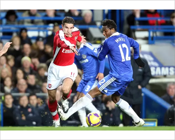 Robin van Persie (Arsenal) Jon Mikel Obi (Chelsea)