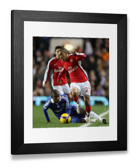 Framed Print : Gael Clichy (Arsenal) Salomon Kalou (Chelsea) Framed Print : Gael Clichy (Arsenal) Salomon Kalou (Chelsea)