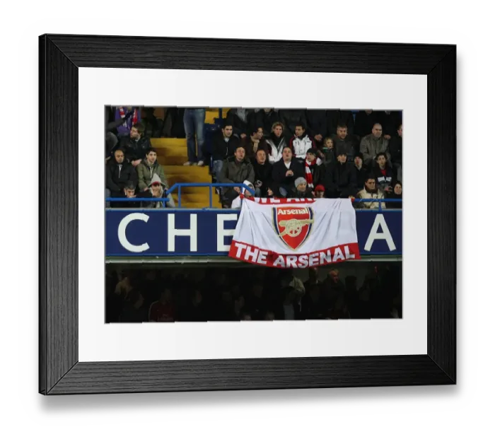 Framed Print : Arsenal fans