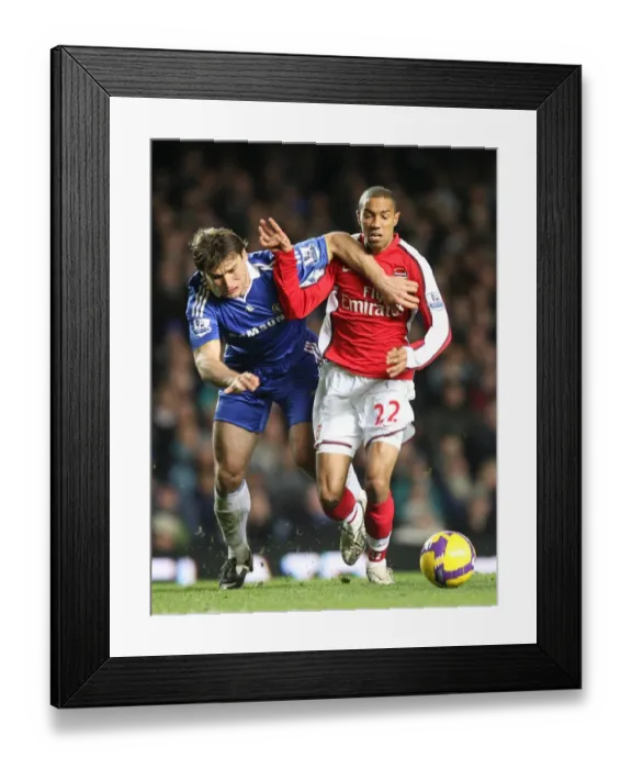 Framed Print : Gael Clichy (Arsenal) Branislav Ivanovic (Chelsea) Framed Print : Gael Clichy (Arsenal) Branislav Ivanovic (Chelsea)