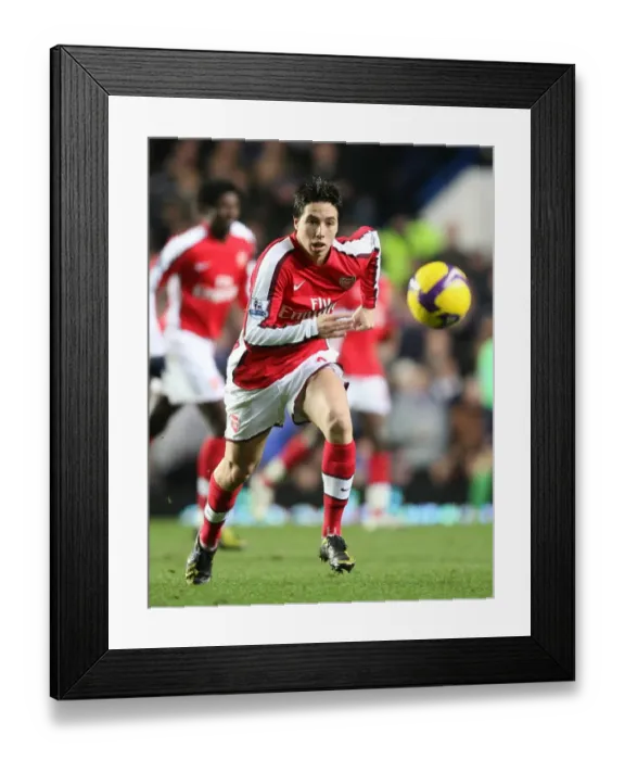 Framed Print : Nasri's Triumph: Arsenal's 2-1 Victory over Chelsea at Stamford Bridge, 2008