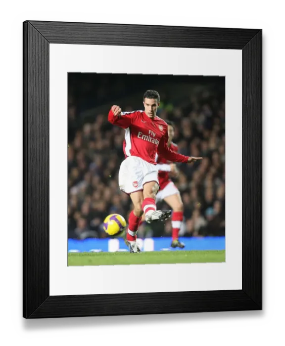 Framed Print : Robin van Persie's Unforgettable Performance: Arsenal's 2-1 Victory Over Chelsea, 2008 Framed Print : Robin van Persie's Unforgettable Performance: Arsenal's 2-1 Victory Over Chelsea, 2008