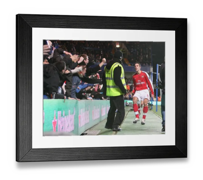 Framed Print : Robin van Persie's Debut Goal: Arsenal's Historic 2-1 Win Over Chelsea, 2008 Framed Print : Robin van Persie's Debut Goal: Arsenal's Historic 2-1 Win Over Chelsea, 2008