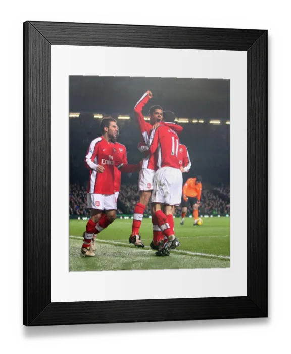 Framed Print : Robin van Persie celebrates scoring the 1st Arsenal Framed Print : Robin van Persie celebrates scoring the 1st Arsenal