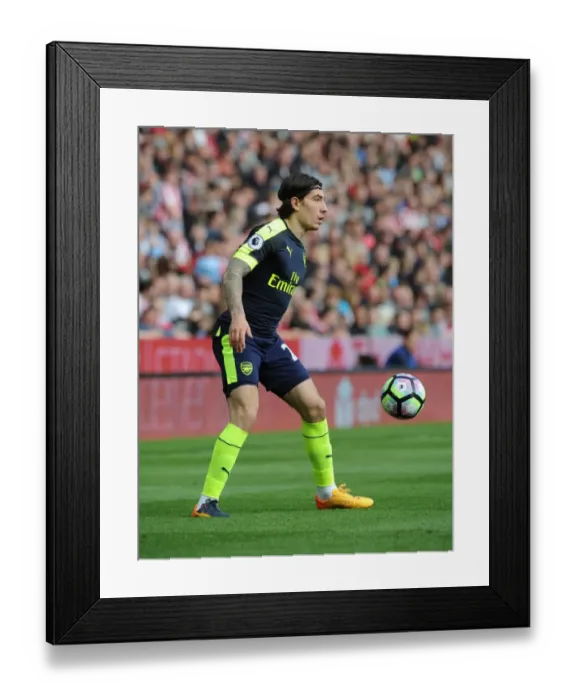Framed Print : Hector Bellerin in Action: Stoke City vs Arsenal, Premier League 2016-17 Framed Print : Hector Bellerin in Action: Stoke City vs Arsenal, Premier League 2016-17