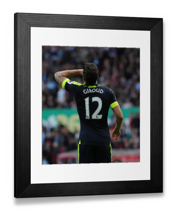 Framed Print : Giroud's Game-Winning Goal: Arsenal Clinch Victory at Stoke City (2016-17) Framed Print : Giroud's Game-Winning Goal: Arsenal Clinch Victory at Stoke City (2016-17)