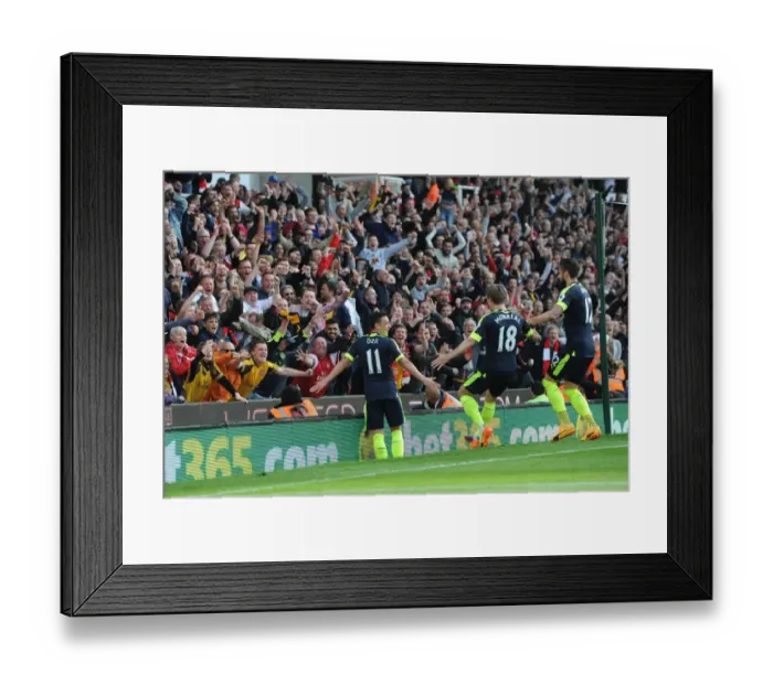 Framed Print : Mesut Ozil Scores Brace: Arsenal's Victory Over Stoke City (2016-17) Framed Print : Mesut Ozil Scores Brace: Arsenal's Victory Over Stoke City (2016-17)