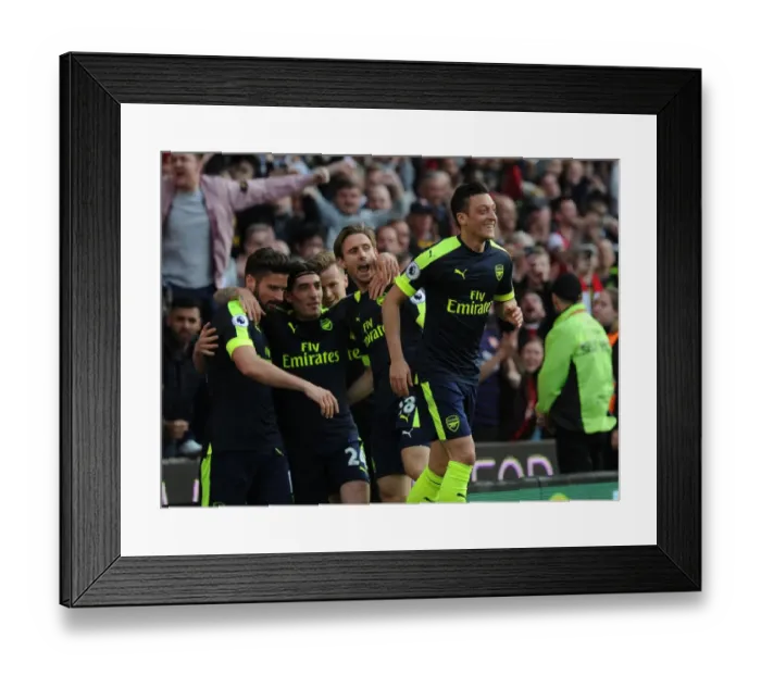 Framed Print : Mesut Ozil's Brace: Arsenal's Victory Against Stoke City (2016-17) Framed Print : Mesut Ozil's Brace: Arsenal's Victory Against Stoke City (2016-17)