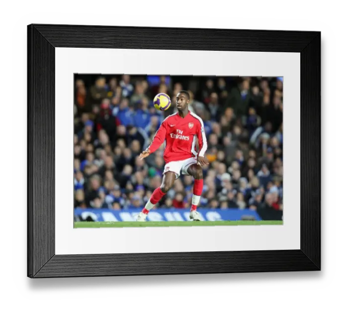 Framed Print : Johan Djourou Celebrates Arsenal's Win Over Chelsea in the Barclays Premier League, November 2008 Framed Print : Johan Djourou Celebrates Arsenal's Win Over Chelsea in the Barclays Premier League, November 2008