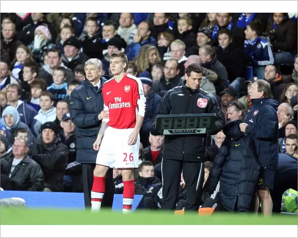 Arsene Wenger the Arsenal Manager prepares to bring