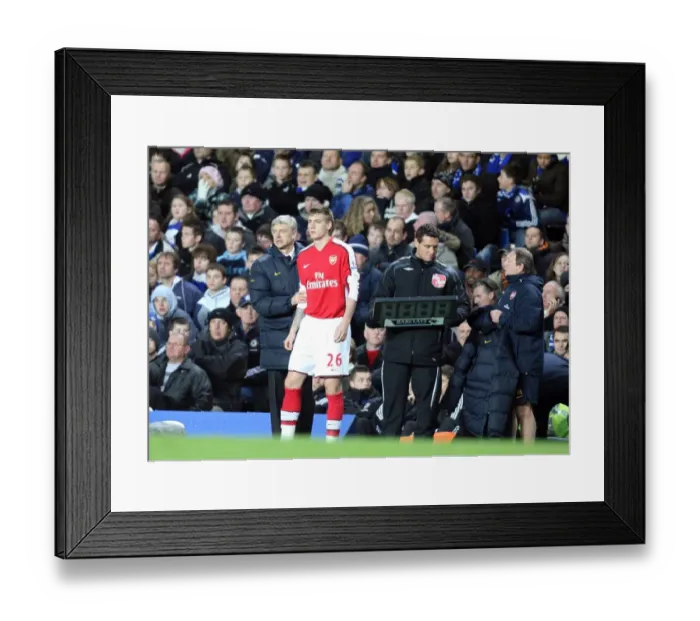 Framed Print : Arsene Wenger the Arsenal Manager prepares to bring Framed Print : Arsene Wenger the Arsenal Manager prepares to bring
