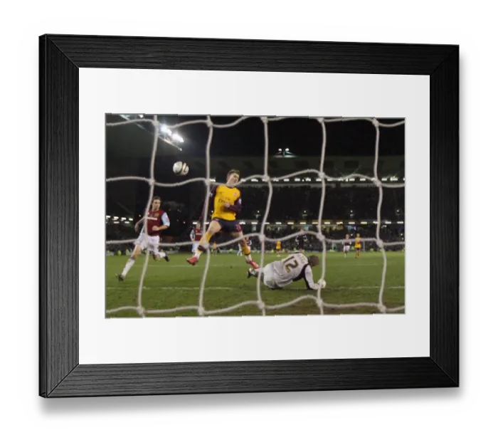 Framed Print : A ball hits Nicklas Bendtner Framed Print : A ball hits Nicklas Bendtner
