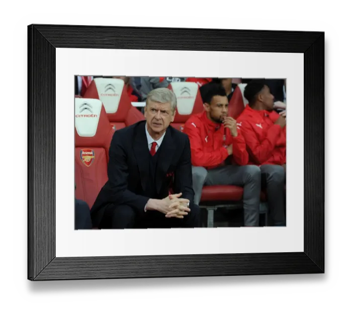 Framed Print : Arsene Wenger: Arsenal Manager Before Arsenal vs Sunderland (2016-17) Framed Print : Arsene Wenger: Arsenal Manager Before Arsenal vs Sunderland (2016-17)