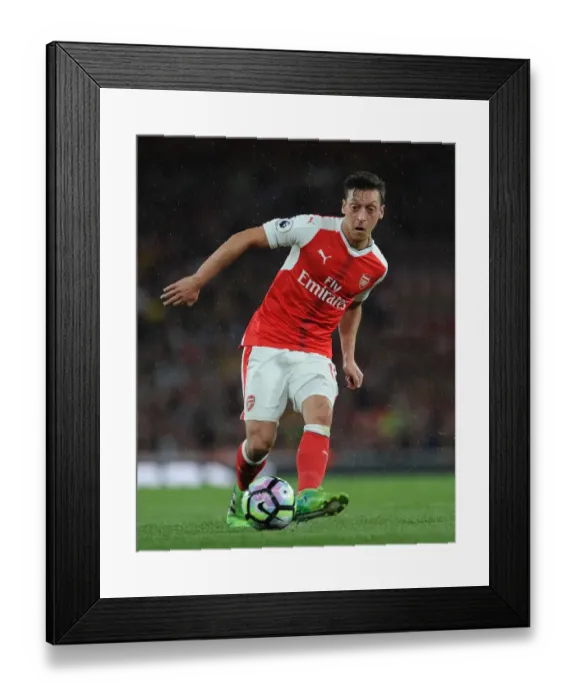 Framed Print : Mesut Ozil in Action: Arsenal vs Sunderland, Premier League 2016-17 Framed Print : Mesut Ozil in Action: Arsenal vs Sunderland, Premier League 2016-17
