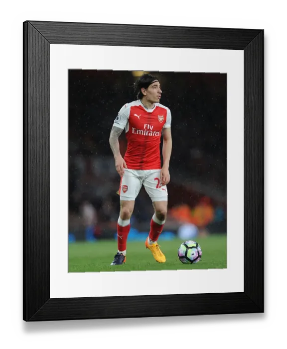 Framed Print : Hector Bellerin in Action: Arsenal vs Sunderland, Premier League 2016-17