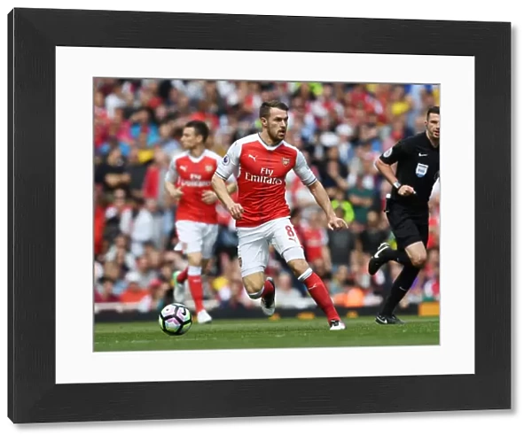 Aaron Ramsey in Action: Arsenal vs Everton, Premier League 2016-17