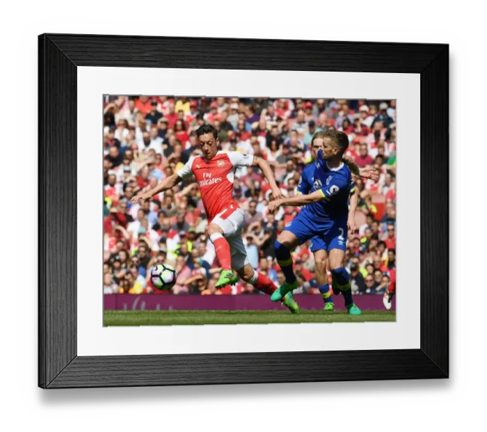 Framed Print : Ozil vs. Schneiderlin: Clash at the Emirates - Arsenal v Everton, Premier League 2016-17