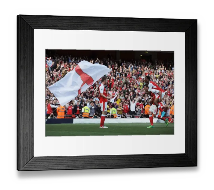 Framed Print : Arsenal's Triumph: Ramsey, Ozil, and Welbeck Celebrate Goals Against Everton (2016-17) Framed Print : Arsenal's Triumph: Ramsey, Ozil, and Welbeck Celebrate Goals Against Everton (2016-17)