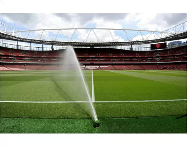 Pre-Match Preparations at Emirates Stadium: Arsenal vs Everton, Premier League 2016-17