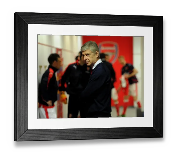 Framed Print : Arsene Wenger: Arsenal Manager Before Arsenal vs. Everton, Premier League 2016-17 Framed Print : Arsene Wenger: Arsenal Manager Before Arsenal vs. Everton, Premier League 2016-17