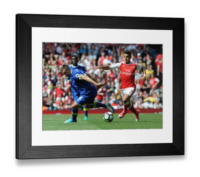 Framed Print : Clash of Titans: Sanchez vs Jagielka - A Wit and Skill Battle: Arsenal's Sanchez vs Everton's Jagielka, Premier League 2016-17 Framed Print : Clash of Titans: Sanchez vs Jagielka - A Wit and Skill Battle: Arsenal's Sanchez vs Everton's Jagielka, Premier League 2016-17