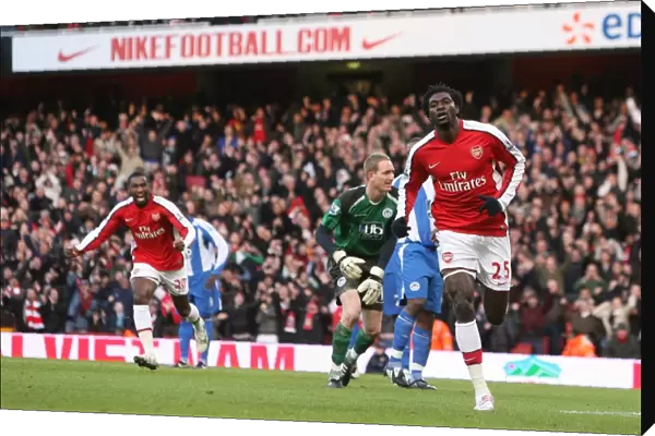 Adebayor's Thrilling Goal: Arsenal's 1-0 Victory Over Wigan, December 2008