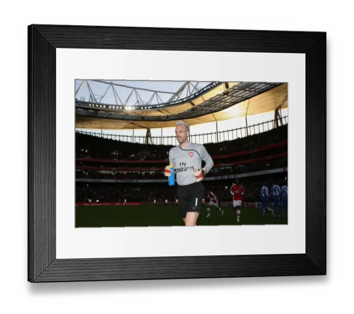 Framed Print : Manuel Almunia's Shut-Out: Arsenal 1-0 Wigan, Barclays Premier League, Emirates Stadium, London, 12 / 6 / 2008