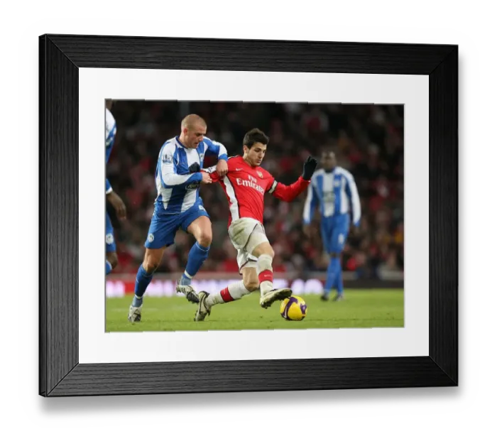Framed Print : Fabregas's Determined Performance: Arsenal's 1-0 Victory Over Wigan, 6 / 12 / 2008 Framed Print : Fabregas's Determined Performance: Arsenal's 1-0 Victory Over Wigan, 6 / 12 / 2008