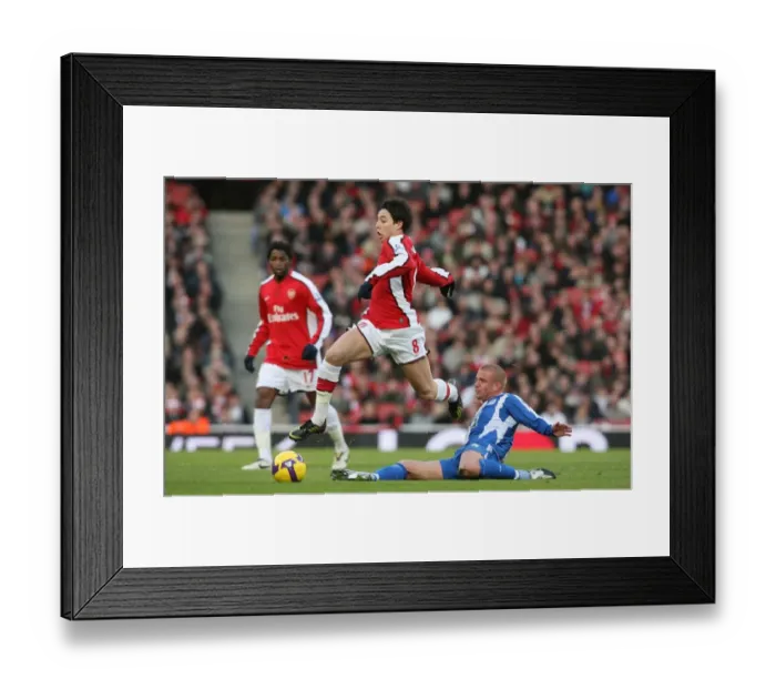 Framed Print : Nasri's Stunner: Arsenal's 1-0 Victory Over Wigan (6 / 12 / 2008) Framed Print : Nasri's Stunner: Arsenal's 1-0 Victory Over Wigan (6 / 12 / 2008)