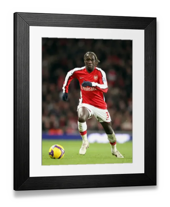 Framed Print : Bacary Sagna's Victory: Arsenal 1-0 Wigan Athletic, Barclays Premier League, 6 / 12 / 08