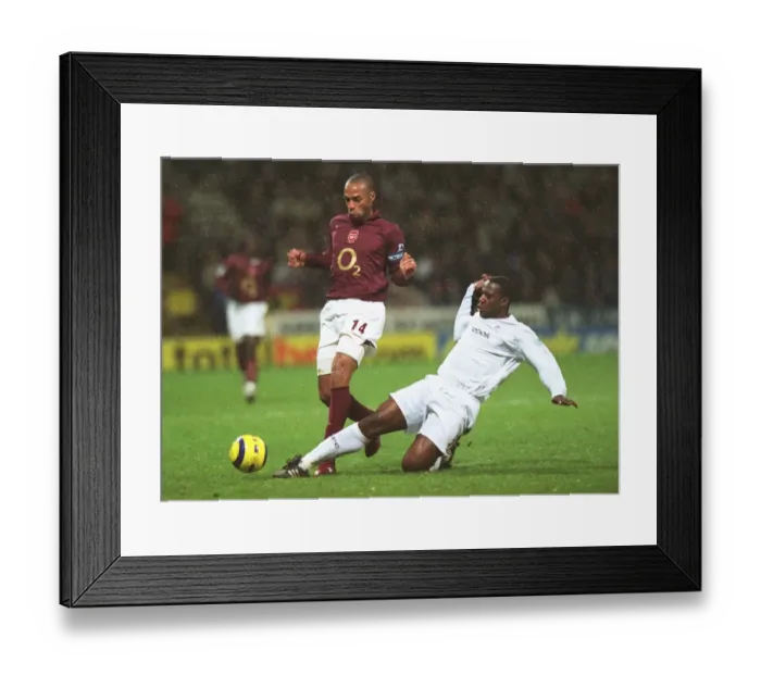 Framed Print : Thierry Henry vs. Bolton Wanderers: Arsenal's Dominant Win, 2-0, at Reebok Stadium (5 / 12 / 05)