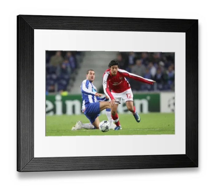 Framed Print : Carlos Vela (Arsenal) Lisandro (FC Porto) Framed Print : Carlos Vela (Arsenal) Lisandro (FC Porto)
