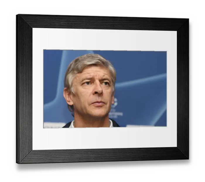 Framed Print : Arsene Wenger at the Press Conference: Arsenal's Preparations for FC Porto Showdown, UEFA Champions League, 2008 Framed Print : Arsene Wenger at the Press Conference: Arsenal's Preparations for FC Porto Showdown, UEFA Champions League, 2008