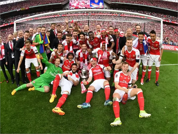 Arsenal FC Celebrates FA Cup Victory: Arsenal vs. Chelsea, 2017