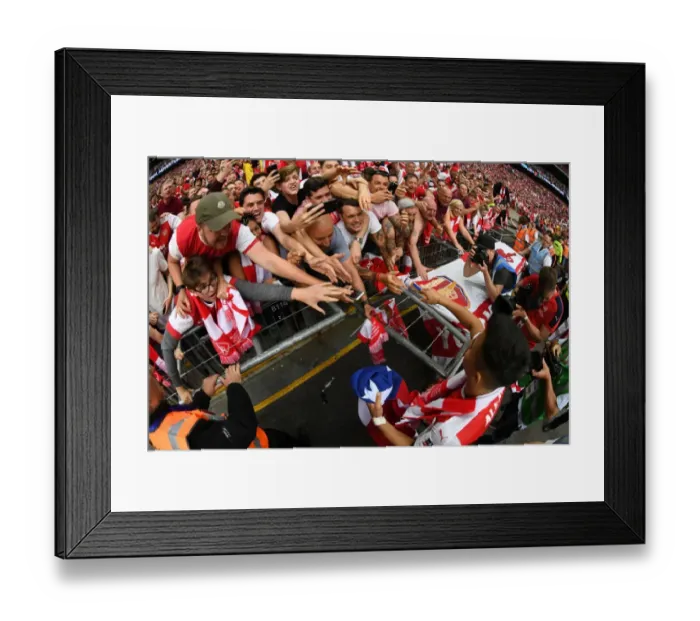 Framed Print : Alexis Sanchez and Jubilant Arsenal Fans Celebrate FA Cup Victory over Chelsea Framed Print : Alexis Sanchez and Jubilant Arsenal Fans Celebrate FA Cup Victory over Chelsea