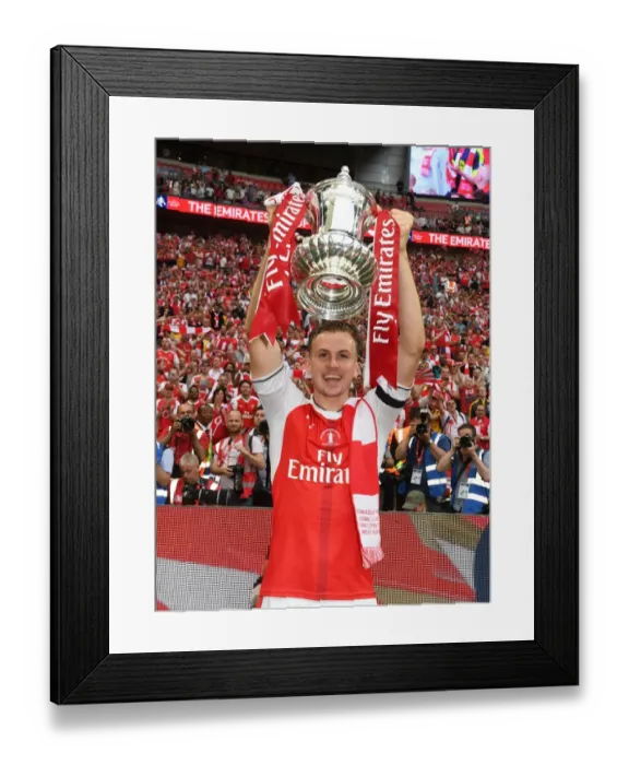 Framed Print : Arsenal's Rob Holding Celebrates FA Cup Victory: Arsenal v Chelsea, 2017 Framed Print : Arsenal's Rob Holding Celebrates FA Cup Victory: Arsenal v Chelsea, 2017