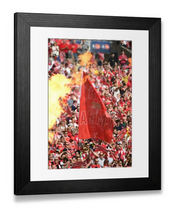 Framed Print : Arsenal vs. Chelsea: The FA Cup Final at Wembley Stadium (2017)