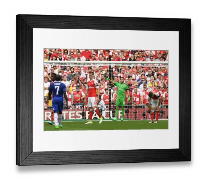 Framed Print : Arsenal's David Ospina in FA Cup Final Action: Arsenal vs. Chelsea (2017) Framed Print : Arsenal's David Ospina in FA Cup Final Action: Arsenal vs. Chelsea (2017)