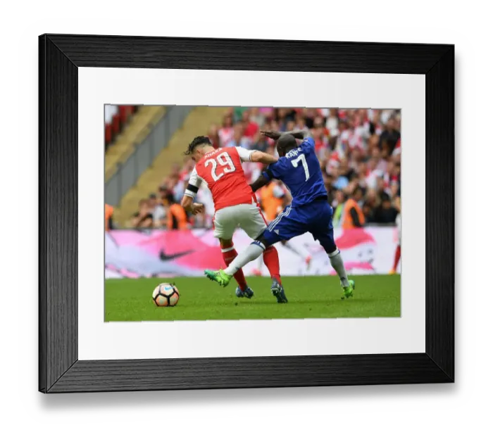 Framed Print : Clash of Midfield Titans: Xhaka vs. Kante - Arsenal v Chelsea FA Cup Final Framed Print : Clash of Midfield Titans: Xhaka vs. Kante - Arsenal v Chelsea FA Cup Final