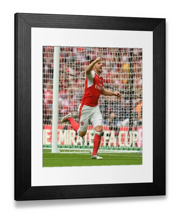 Framed Print : Aaron Ramsey Scores the Second Goal: Arsenal vs. Chelsea - FA Cup Final 2017 Framed Print : Aaron Ramsey Scores the Second Goal: Arsenal vs. Chelsea - FA Cup Final 2017