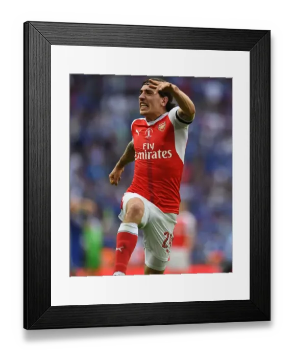 Framed Print : Hector Bellerin's Exultant FA Cup Victory: Arsenal Beats Chelsea Framed Print : Hector Bellerin's Exultant FA Cup Victory: Arsenal Beats Chelsea