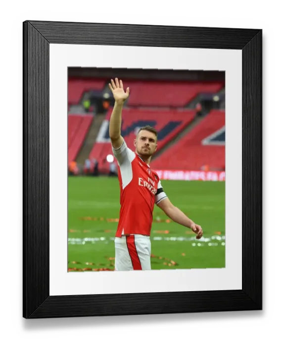 Framed Print : Triumphant Aaron Ramsey: Arsenal's FA Cup Victory over Chelsea (2017) Framed Print : Triumphant Aaron Ramsey: Arsenal's FA Cup Victory over Chelsea (2017)