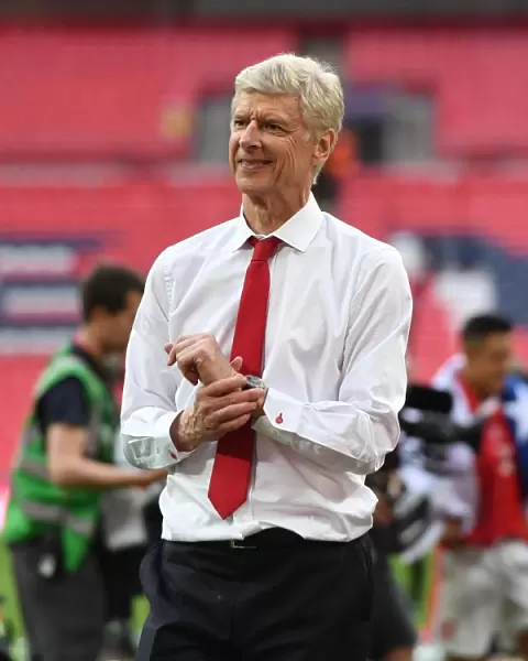 Arsene Wenger the Manager of Arsenal after the match. Arsenal 2: 1 Chelsea. FA Cup Final