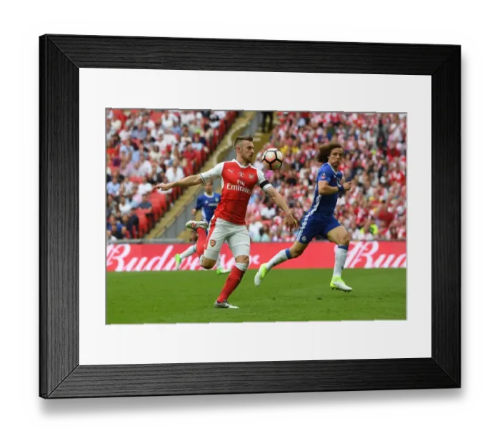 Framed Print : Aaron Ramsey (Arsenal) David Luiz (Chelsea) Framed Print : Aaron Ramsey (Arsenal) David Luiz (Chelsea)