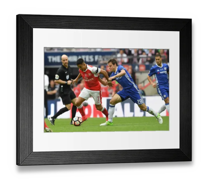 Framed Print : Alexis Sanchez vs. Cesar Azpilicueta: Arsenal's FA Cup Final Victory (2017) - Arsenal 2:1 Chelsea Framed Print : Alexis Sanchez vs. Cesar Azpilicueta: Arsenal's FA Cup Final Victory (2017) - Arsenal 2:1 Chelsea