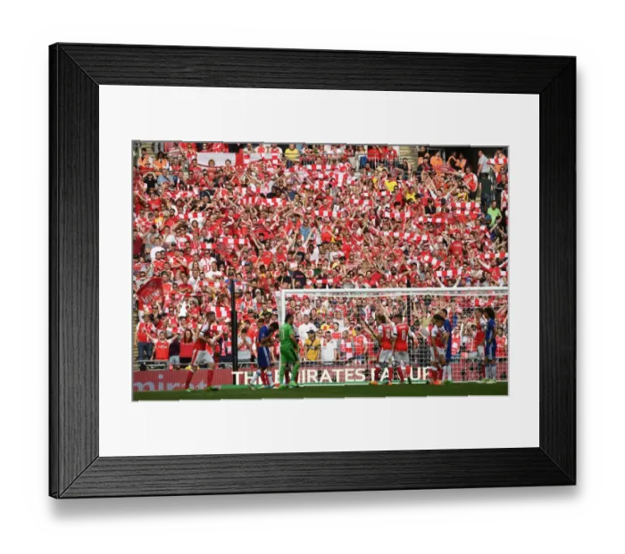 Framed Print : Arsenal FC Wins FA Cup: 2-1 Over Chelsea (2017) - Glory at Wembley