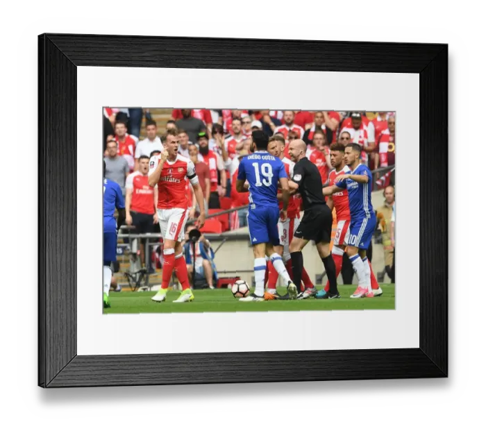 Framed Print : Rob Holding (Arsenal) Diego Costa (Chelsea) Framed Print : Rob Holding (Arsenal) Diego Costa (Chelsea)