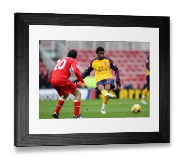 Framed Print : Alex Song (Arsenal) Julio Arca (Middlesbrough) Framed Print : Alex Song (Arsenal) Julio Arca (Middlesbrough)
